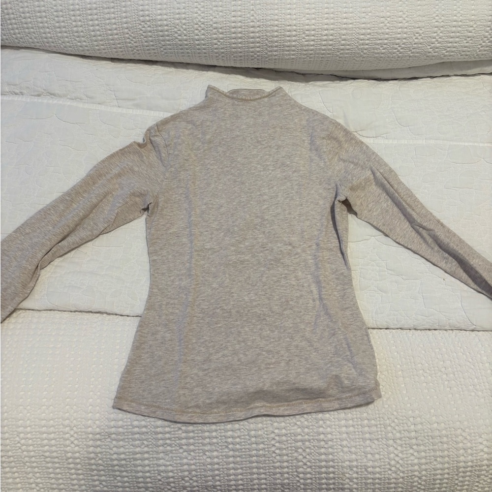 Skims Cotton Jersey mock neck long sleeve